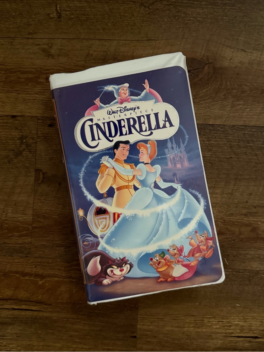 Walt Disney Cinderella Classic VHS-Style Media Case - Blue